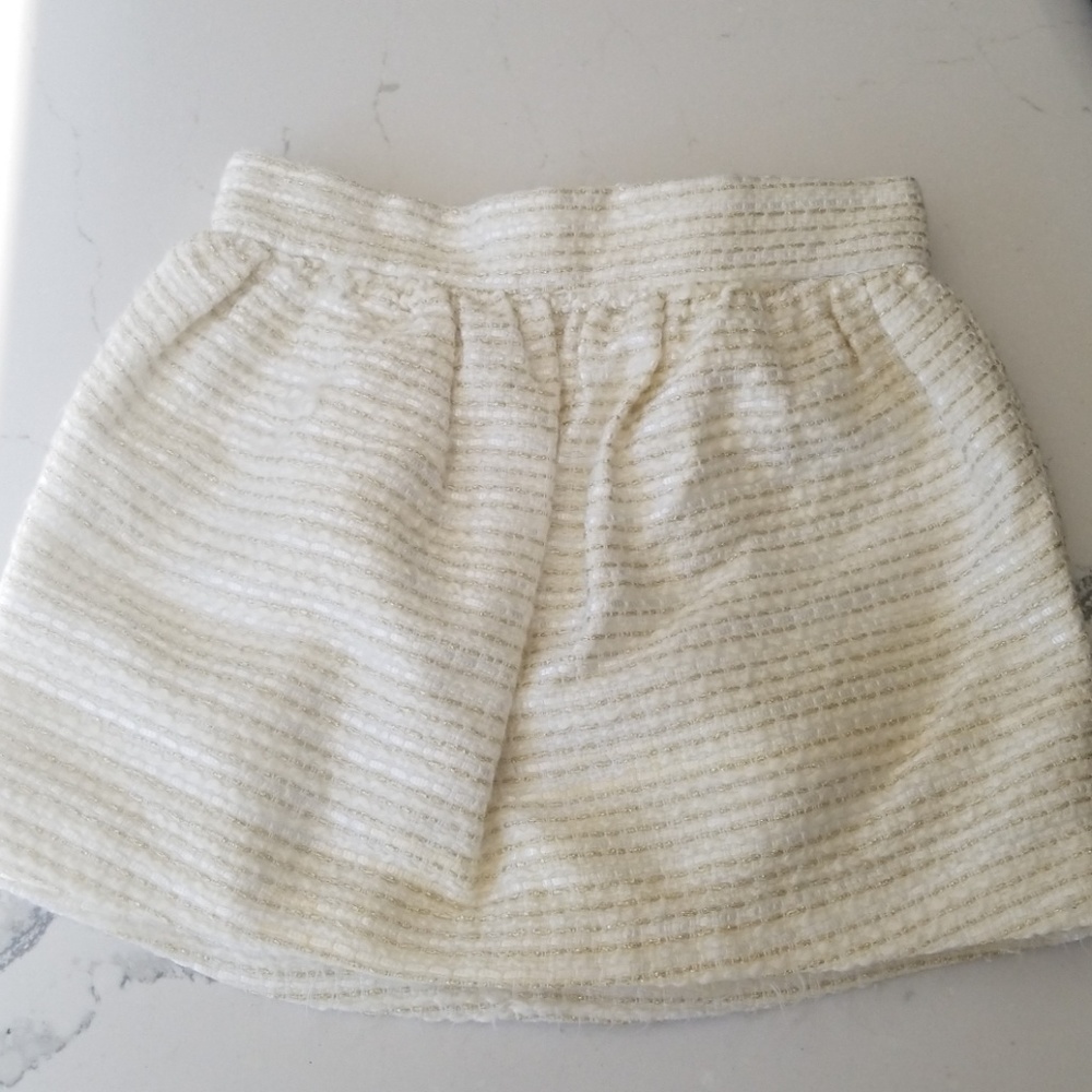 Janie and jack Beige/gold skirt